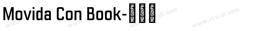 Movida Con Book字体转换